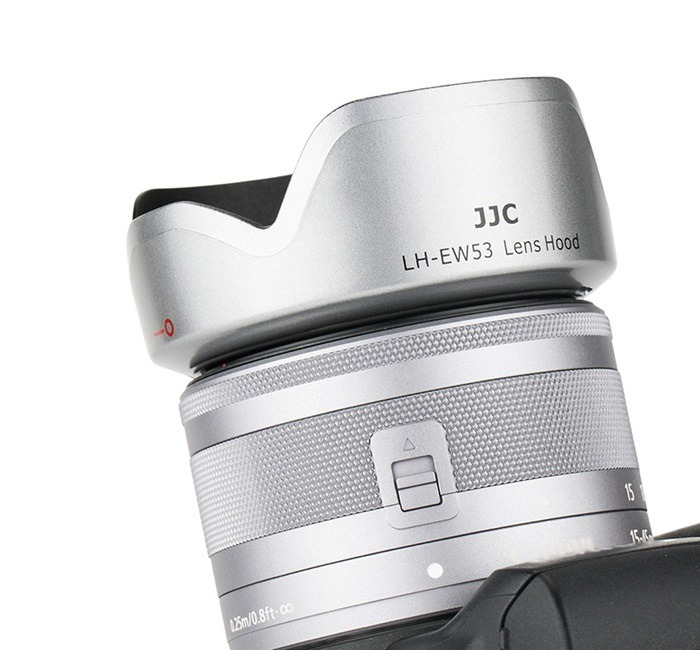  JJC Motljusskydd fr Canon EF-M 15-45mm f/3.5-6.3 IS STM motsvarar EW-53